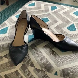Franco Sarto black dress shoes comfortable.